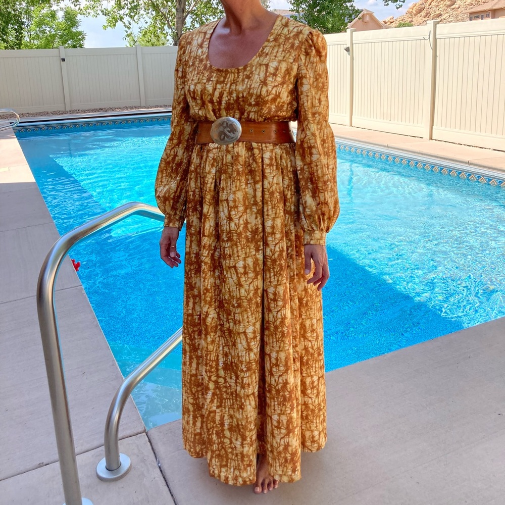 Vintage Handmade Boho Maxi Dress